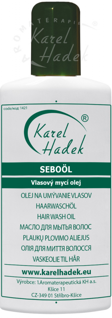 Karel Hadek Seboöl vlasový mycí olej při výskytu lupů 200 ml