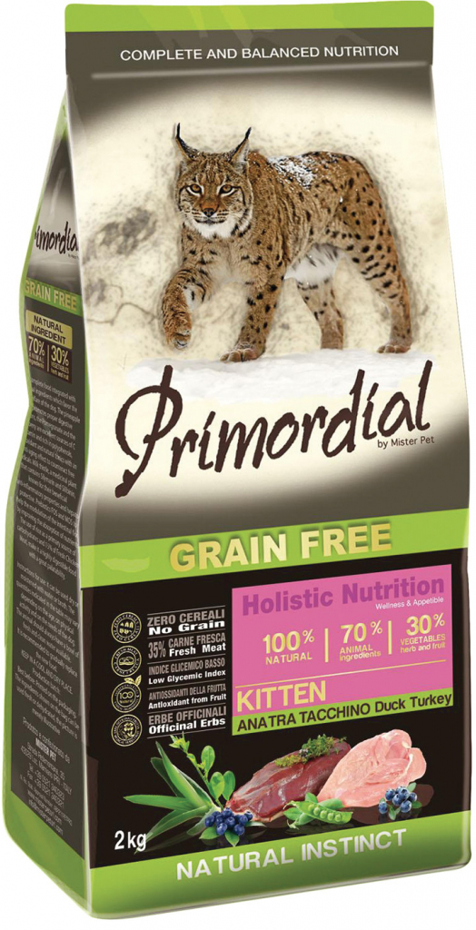 Primordial GF Kitten Duck & Turkey 2 kg