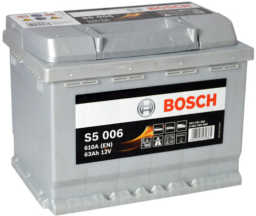 Bosch S5 12V 63Ah 610A 0 092 S50 060