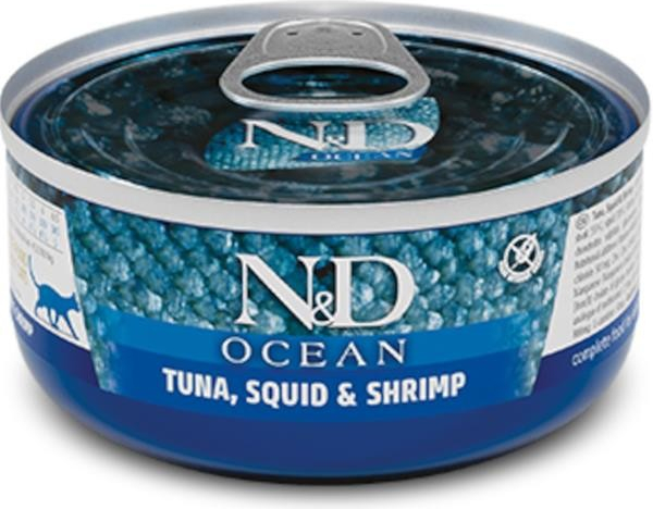 N&D cat OCEAN tuna squid & shrimp 70 g