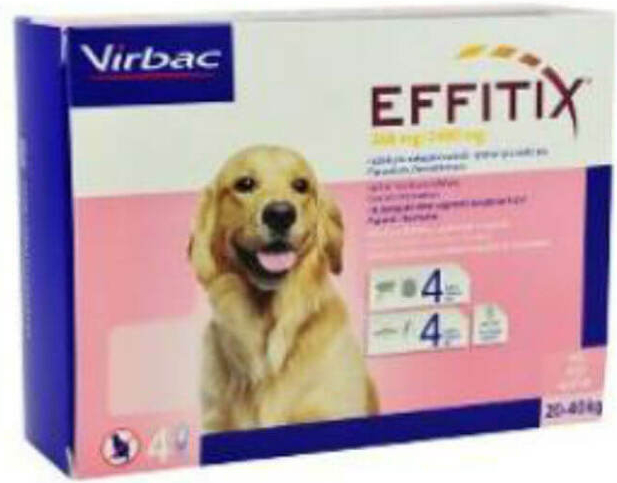 Effitix Spot-on L 20-40 kg 268 / 2400 mg 4 x 4,44 ml