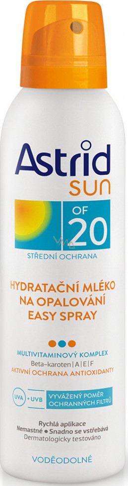 Astrid Sun mléko na opalování spray SPF10 200 ml