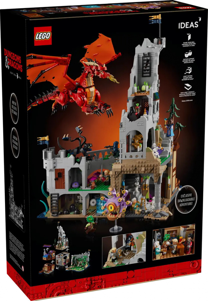 LEGO® Ideas 21348 Dungeons & Dragons: Příběh Rudého draka