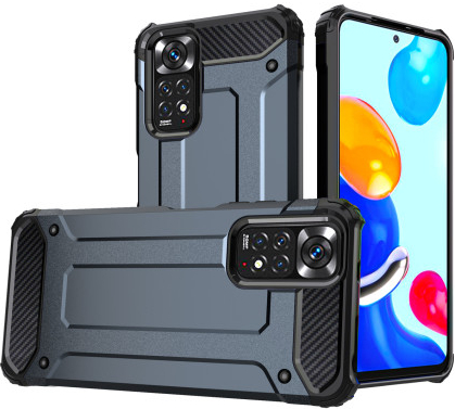 Pouzdro MG Hybrid Armor plas tové Xiaomi Redmi Note 11S / Note 11, modré