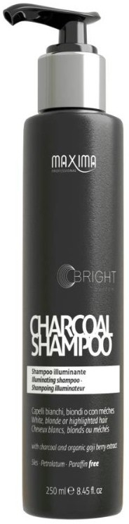 Maxima Charcoal rozjasňující šampón pro blond 250 ml