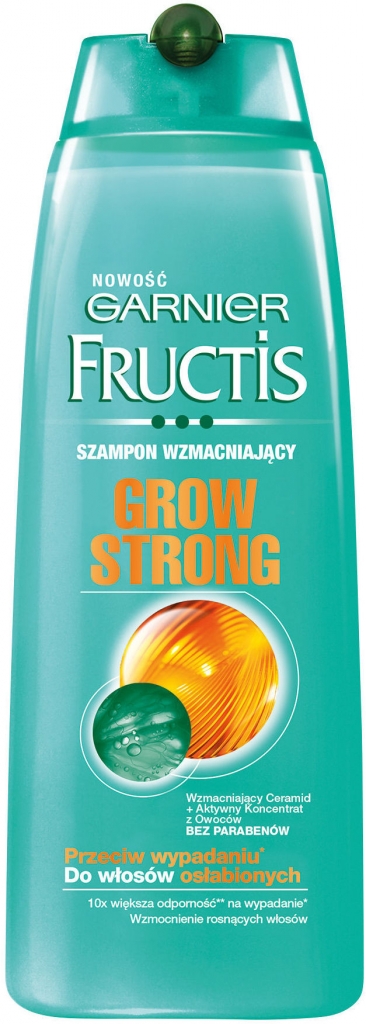 Garnier Fructis Grow Strong posilující šampon pro slabé vlasy s tendencí vypadávat 250 ml