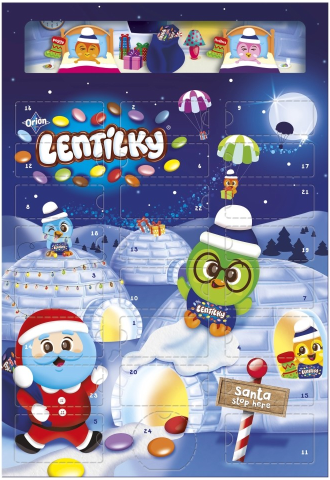 Orion Lentilky Adventní kalendář 194g