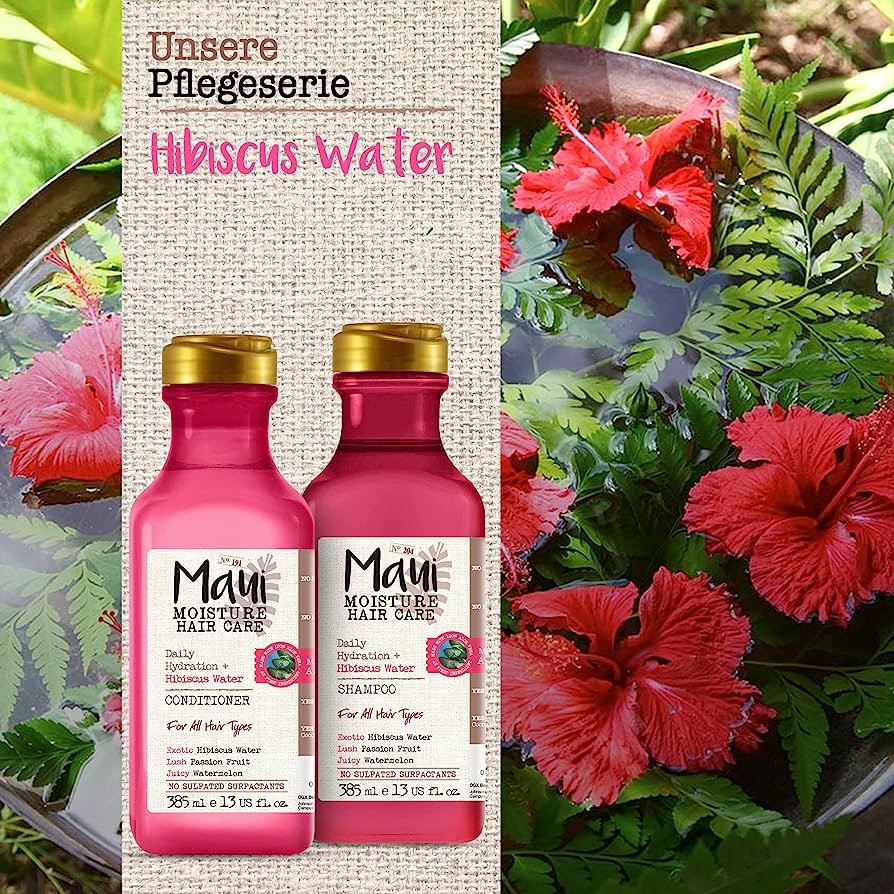 Maui Moisture Lightweight Hydration + Hibiscus Water šampon 385 ml