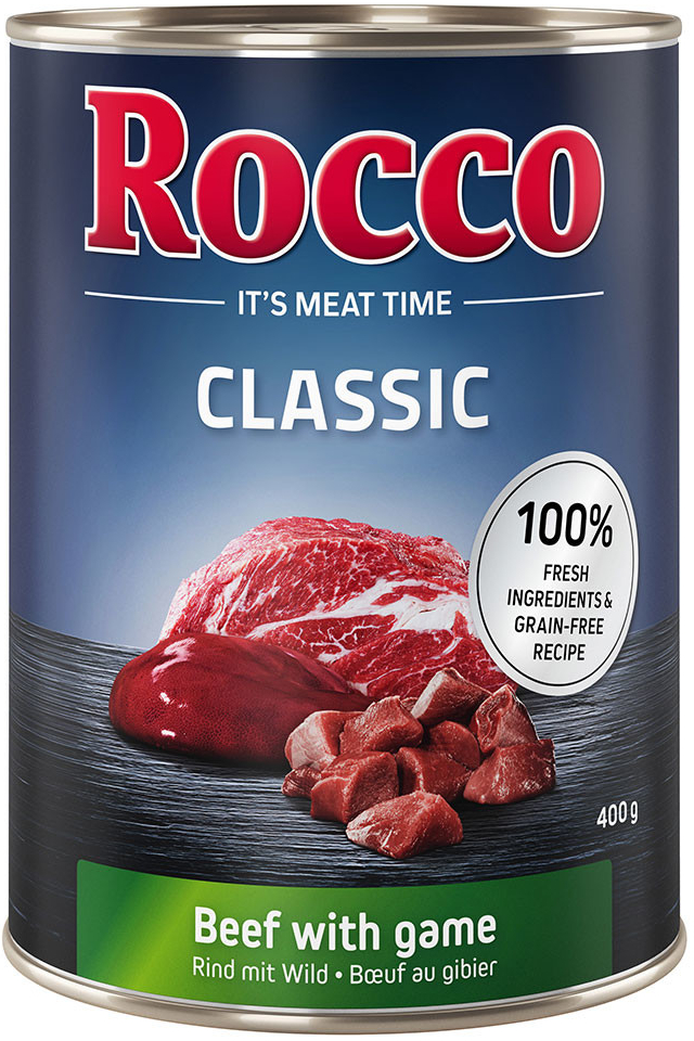 Rocco Classic Hovězí se zvěřinou 12 x 400 g