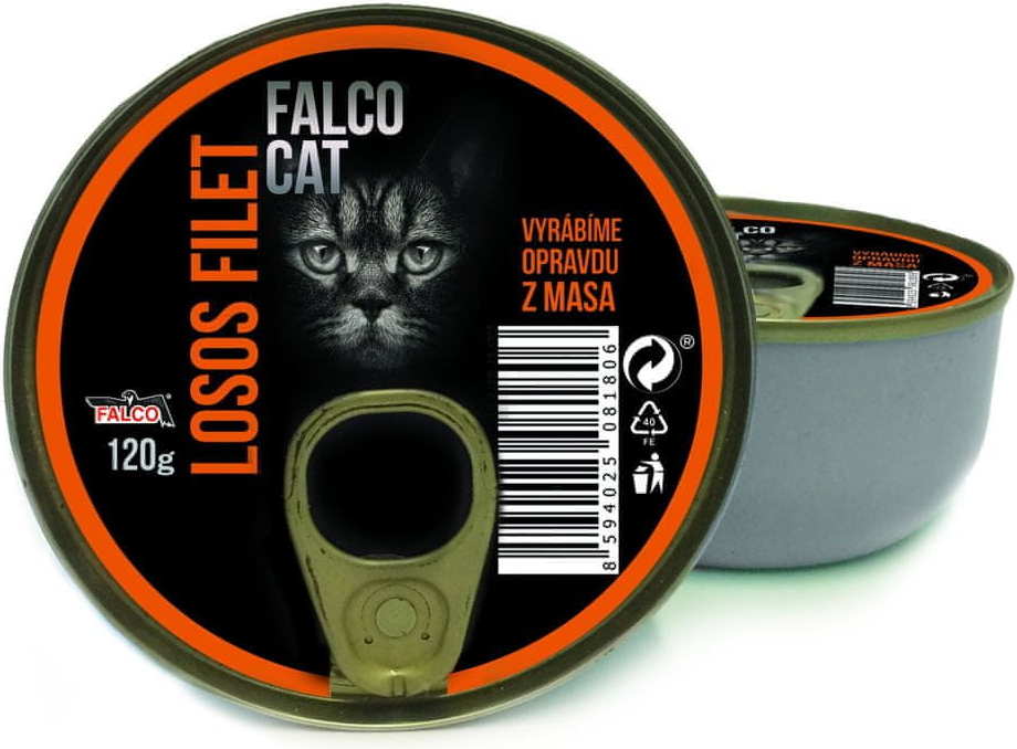 Falco Cat Filet z lososa 8 x 120 g