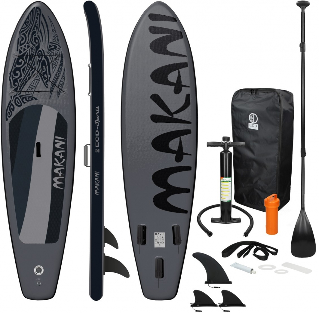 Paddleboard ECD Germany Makani 320x82x15 cm černé
