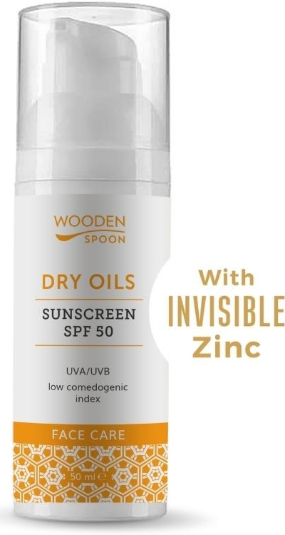 WoodenSpoon opalovací krém na obličej s nízkým komedogenním indexem SPF50 50 ml