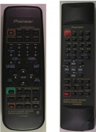 Dálkový ovladač Emerx Pioneer Cu-vsx167, Vsx-409rds