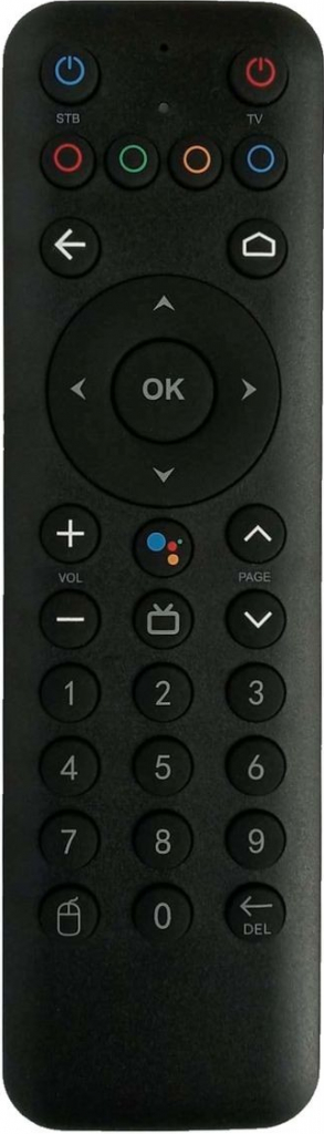 Dálkový ovladač TESLA MediaBox XT750 Android TV