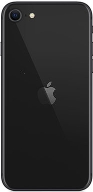 Kryt Apple iPhone SE 2020, SE 2022 zadní + střední černý