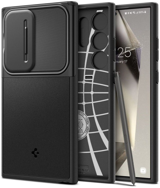 Spigen Optik Armor černé Samsung Galaxy S24 Ultra