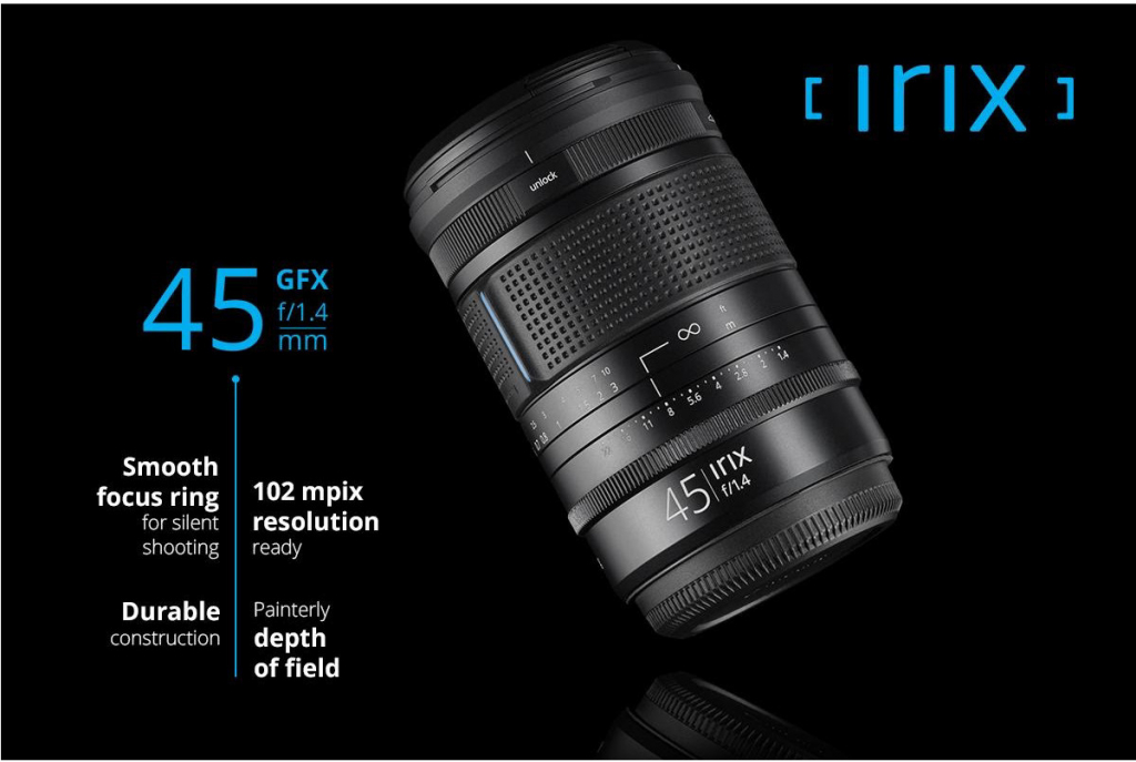 IRIX 45mm f/1.4 Dragonfly Fujifilm GFX