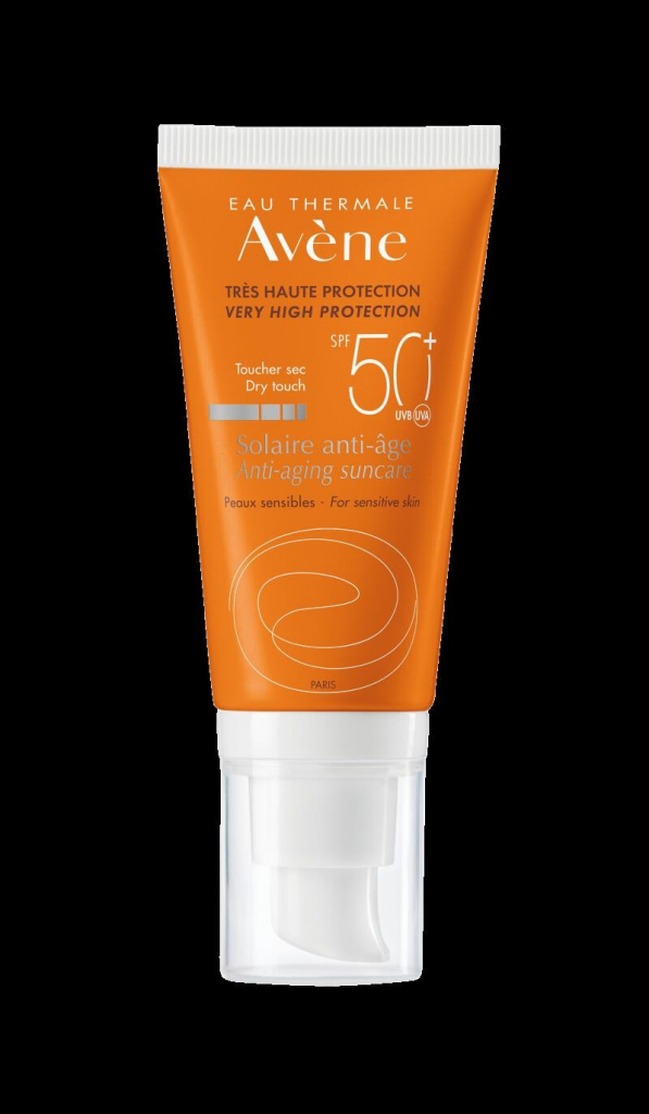 Avène Sun Anti-Age ochranný krém na obličej s protivráskovým účinkem SPF50+ 50 ml