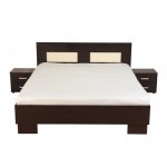 postel HARMONY s 2 nočními stolky, wenge