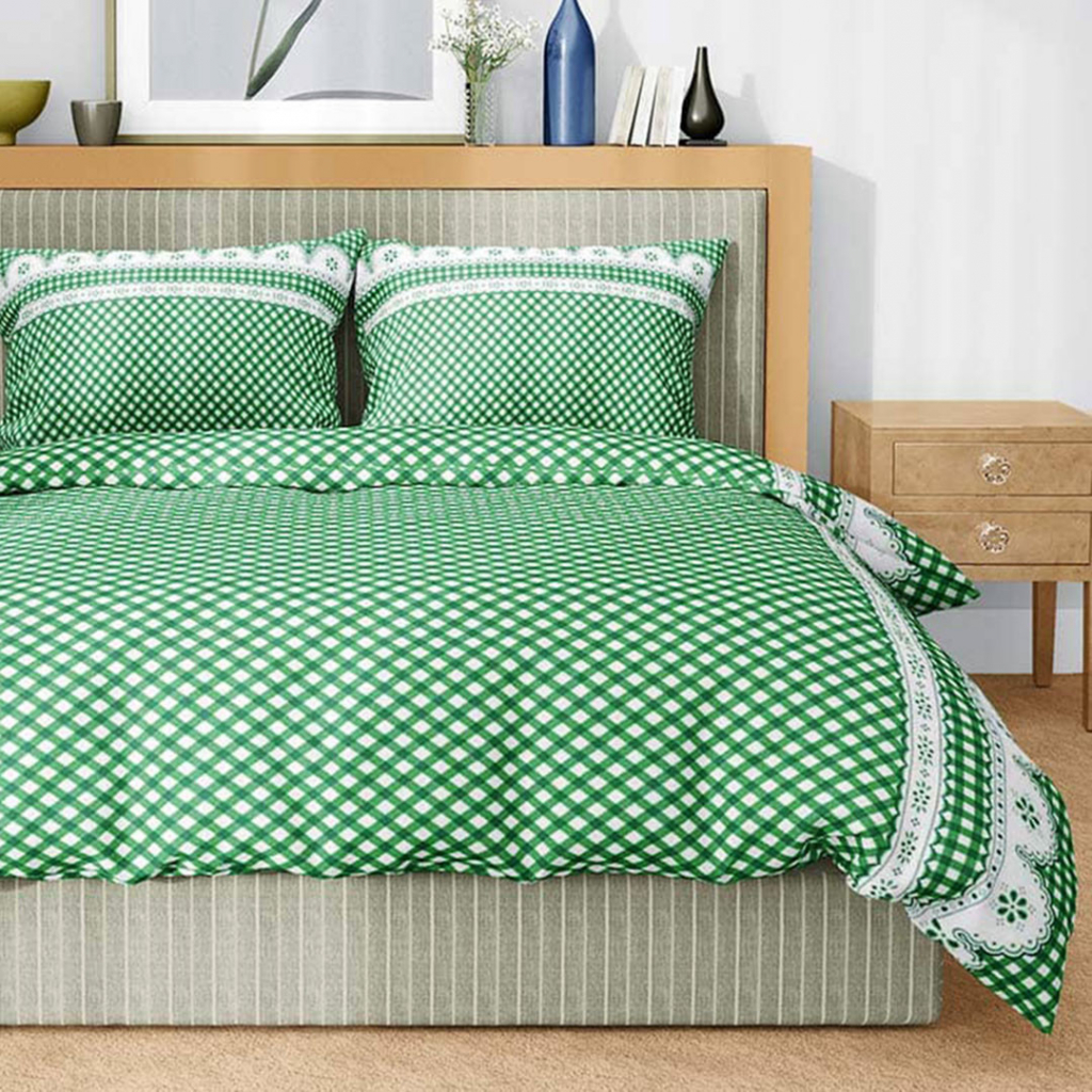 Xpose bavlna povlečení APOLENA zelené 2x140x200 2x70x90