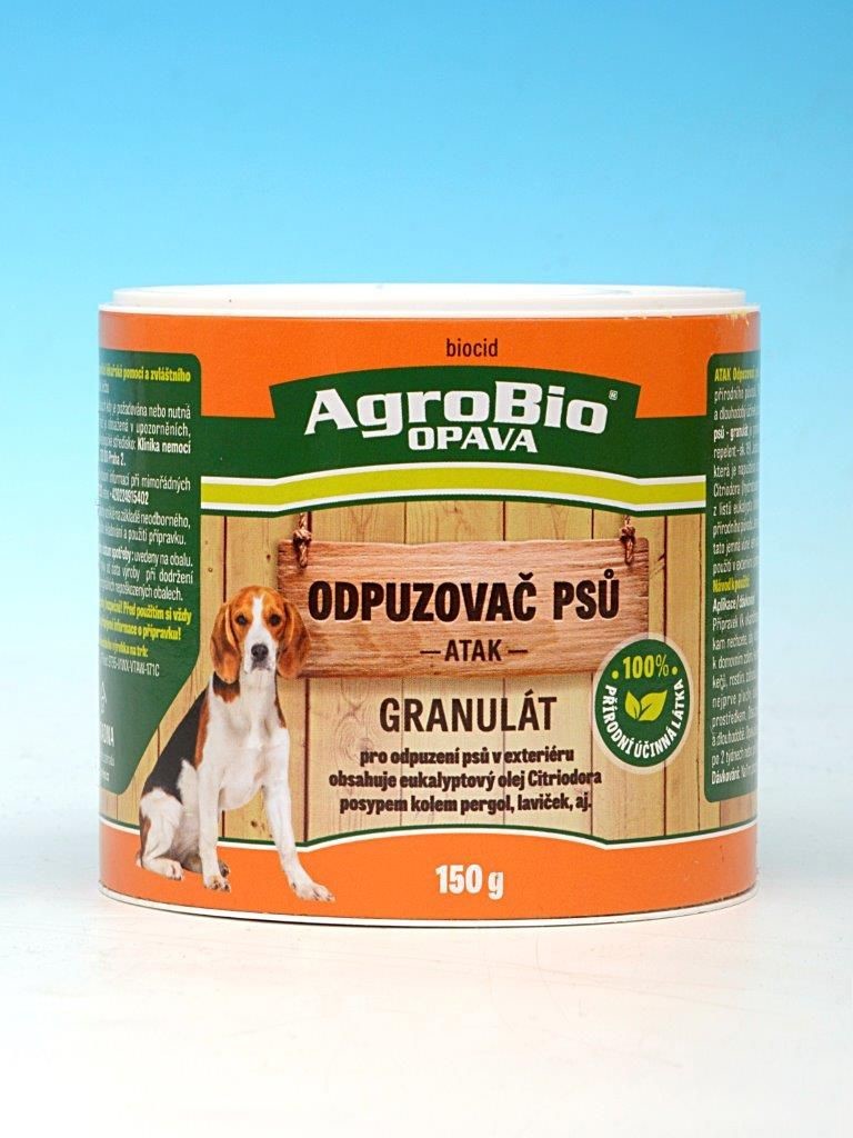 Agrobio Odpuzovač psů granulát Atak 150 g