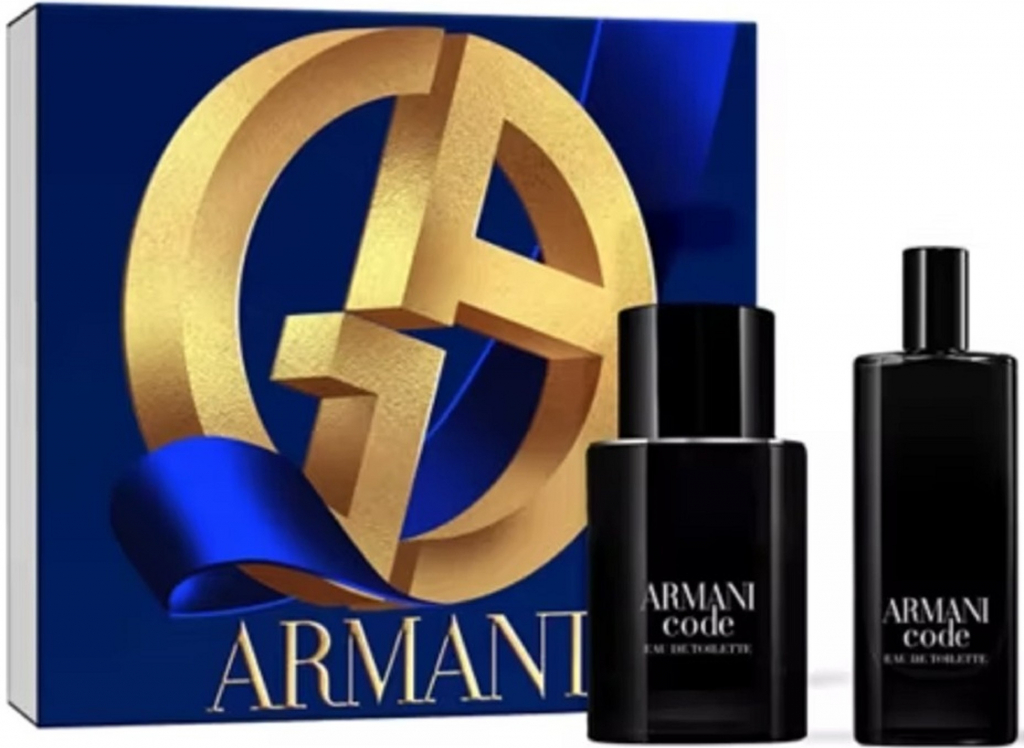 Giorgio Armani Code EDT plnitelný flakon 50 ml + EDT 15 ml, dárková sada pro muže