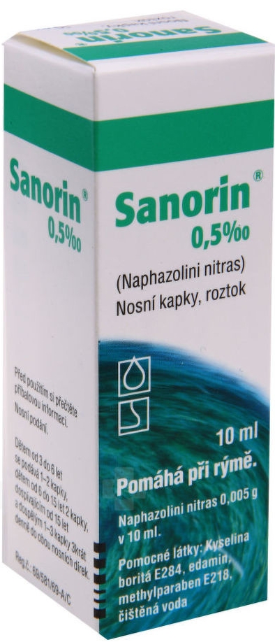 SANORIN NAS 0,5MG/ML NAS GTT SOL 1X10ML