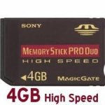 SanDisk 4GB Memory Stick PRO Duo PSP