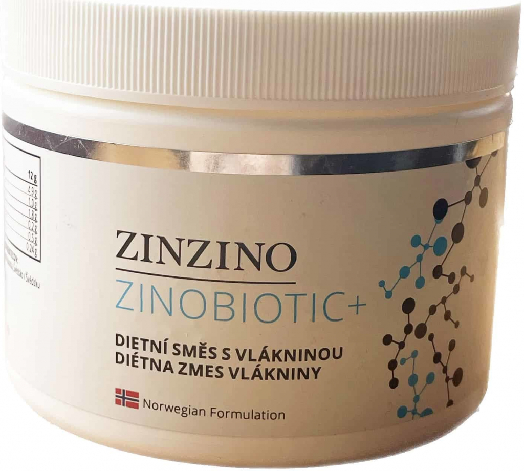 Zinzino Zinobiotic+ Přírodní dietní směs s vlákninou 180 g