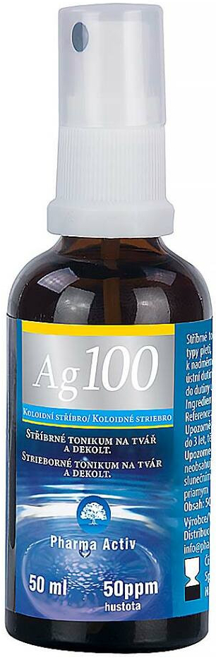 Pharma Activ Koloidní stříbro Ag100 50ppm spray 50 ml