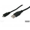 Wiretek Kabel USB2.0 A-microUSB B 1m