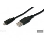 Wiretek Kabel USB2.0 A-microUSB B 1m