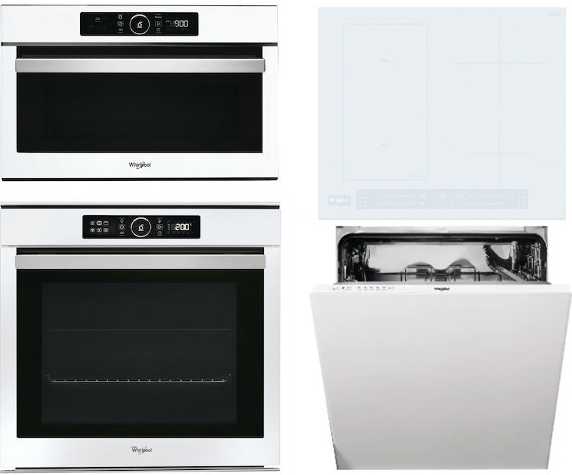 Set Whirlpool AKZM 8480 WH + AMW 730 WH + WL S5360 BF/W + WI 3010