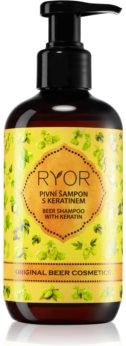 Ryor Original Beer Cosmetics pivní vlasový šampon s keratinem 250 ml