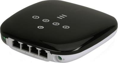 Ubiquiti UFiber WIFI Klientská jednotka, Wi-Fi, 802.11n, 4x Gbit RJ-45, GPON (SC/APC), černá UF-WIFI