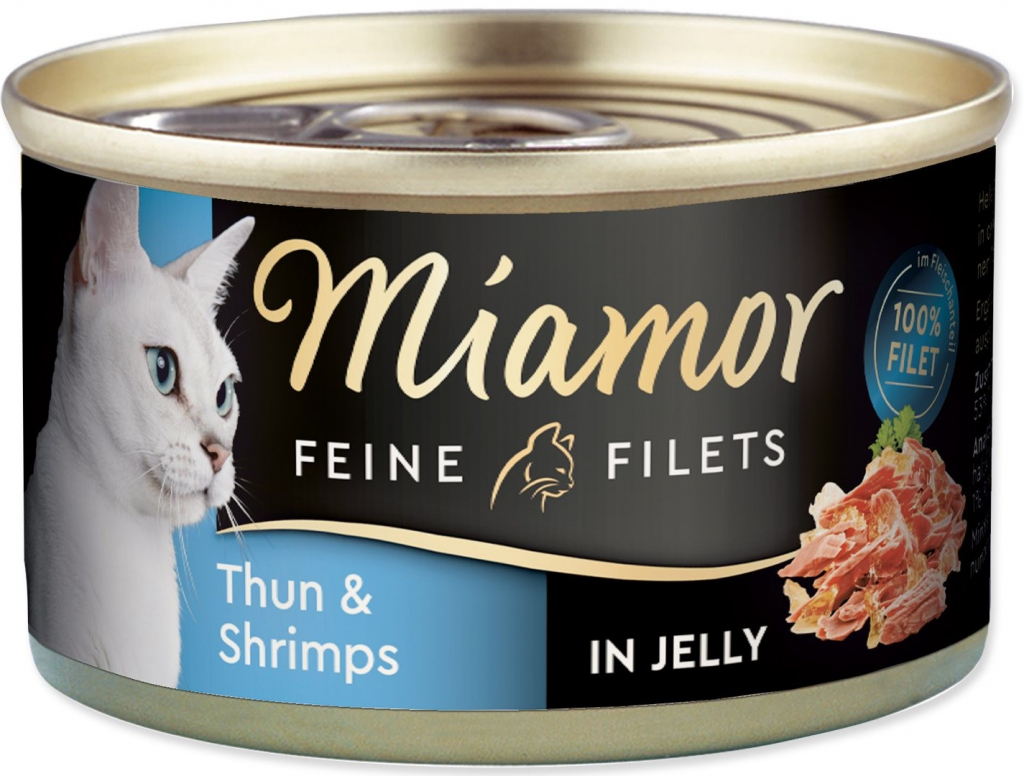 Miamor Feine Filets tuňák & krevety jelly 100 g