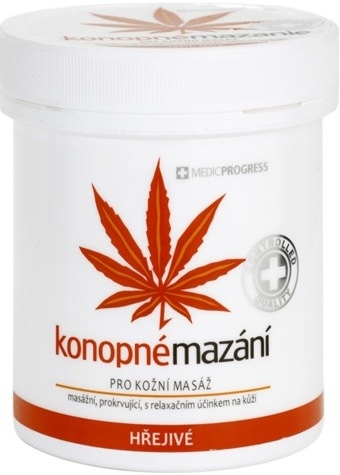 MedicProgress Konopné mazání hřejivé 250 ml