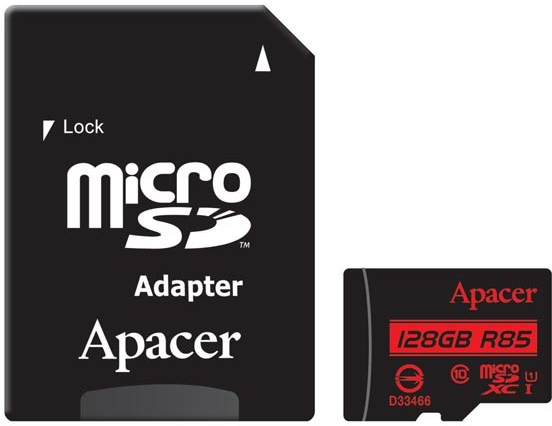 Apacer microSDXC 128 GB UHS-I U1 AP128GMCSX10U5-R