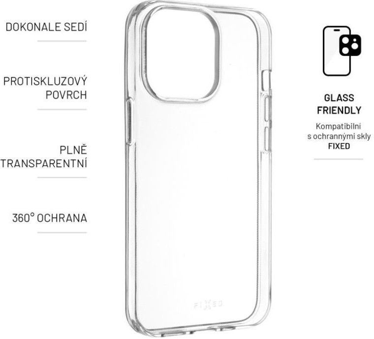FIXED TPU Gel Case Xiaomi Poco M6 Pro 5G, clear FIXTCC-1236