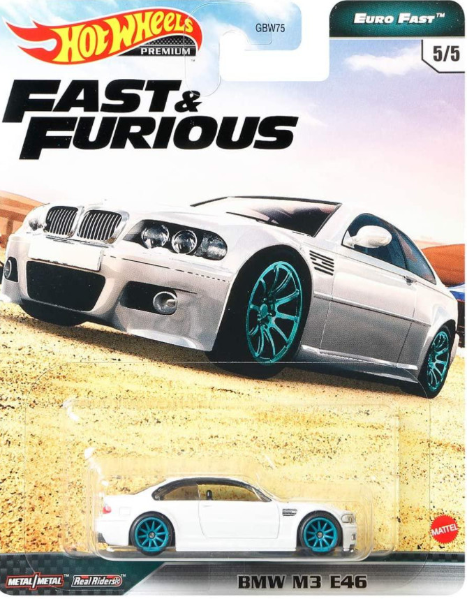 Toys Hot Wheels Premium Fast and Furious BMW M3 E46 Vehicle