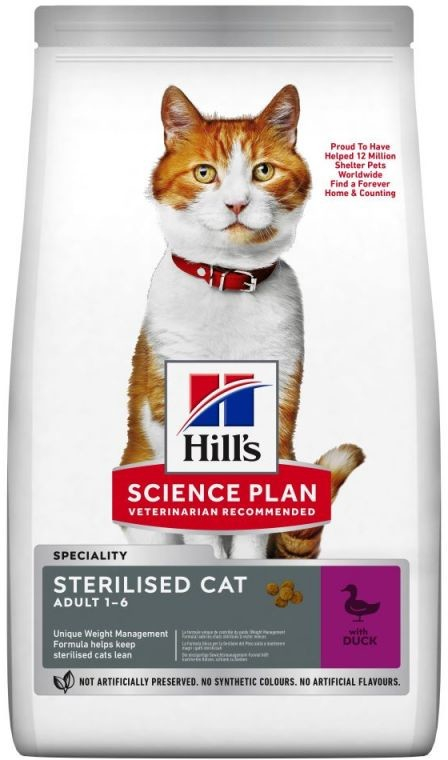 Hill\'s Science Plan Feline Young Adult Sterilised Cat with Duck 0,3 kg