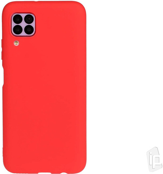 Pouzdro MobilEu Farebné silikónové Motorola Moto G9 Play Červené