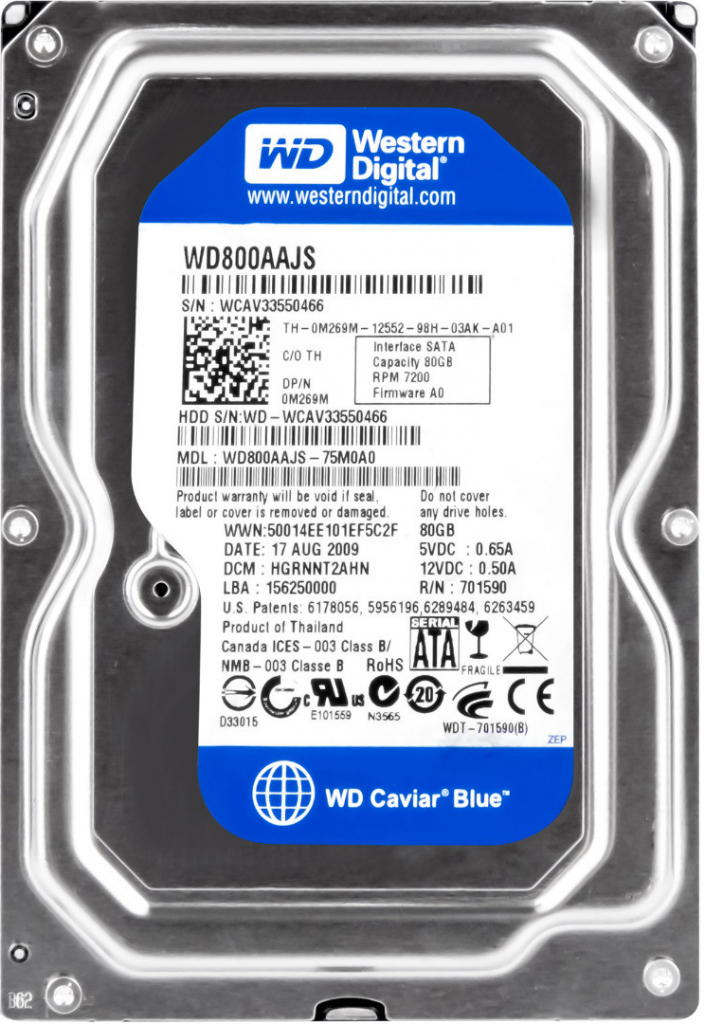 WD Caviar Blue 80GB, 3,5\