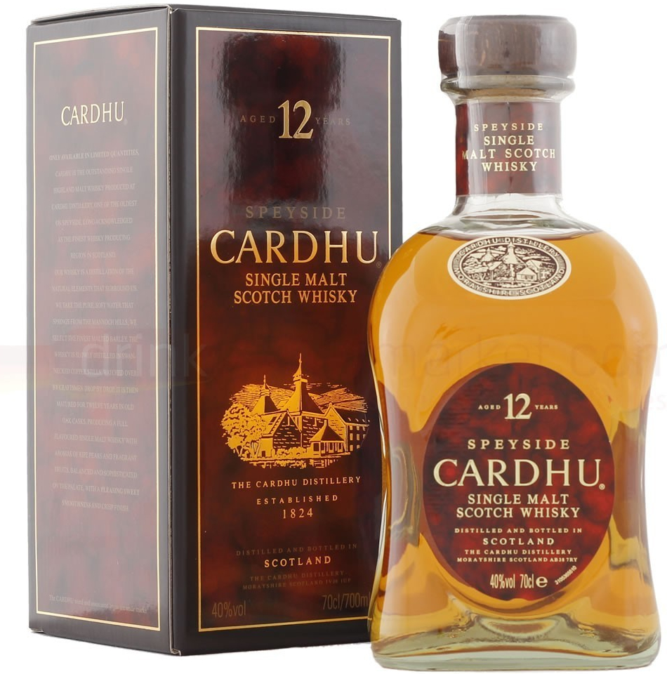 Cardhu 12y 40% 0,7 l (kazeta)