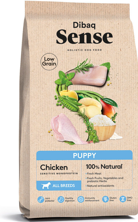 Dibaq Sense Low Grain Dog Puppy Chicken 12 kg