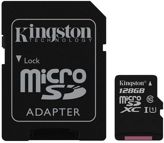 Kingston Canvas Select microSDXC 128 GB UHS-I U1 SDCS/128GB