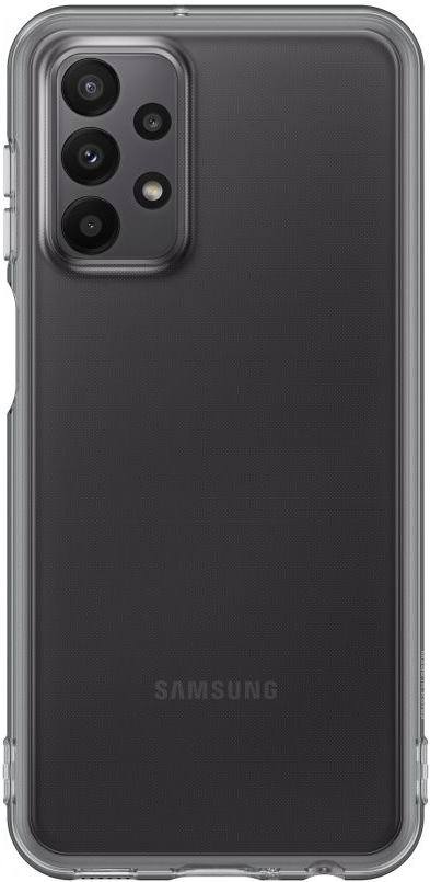 Pouzdro EF-QA235TBE Samsung Soft Clear Galaxy A23 5G černé