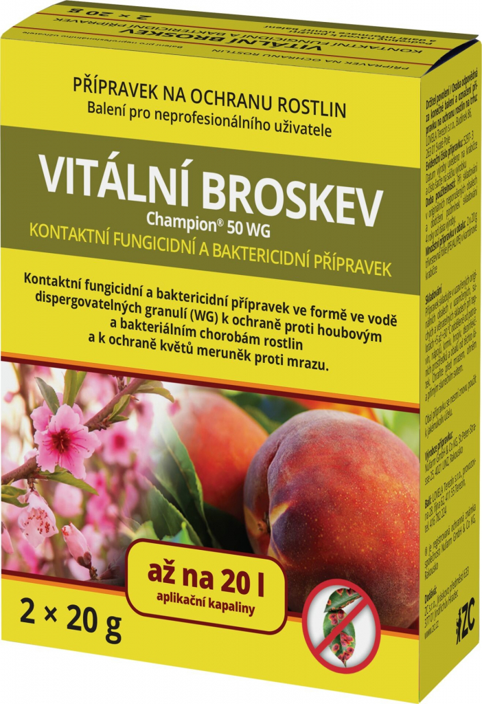 Agro CS Vitální broskev 2 x 20 g