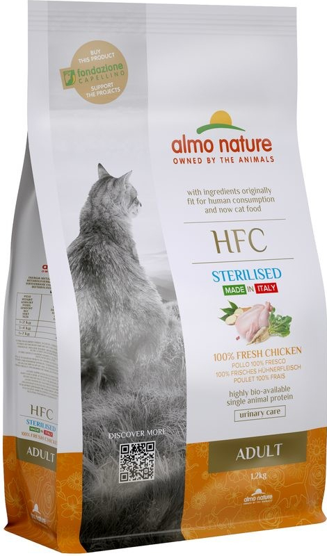 Almo Nature HFC Sterilised s kuřecím 1,2 kg