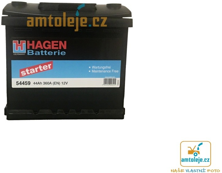 Hagen 12V 44Ah 360A 54459